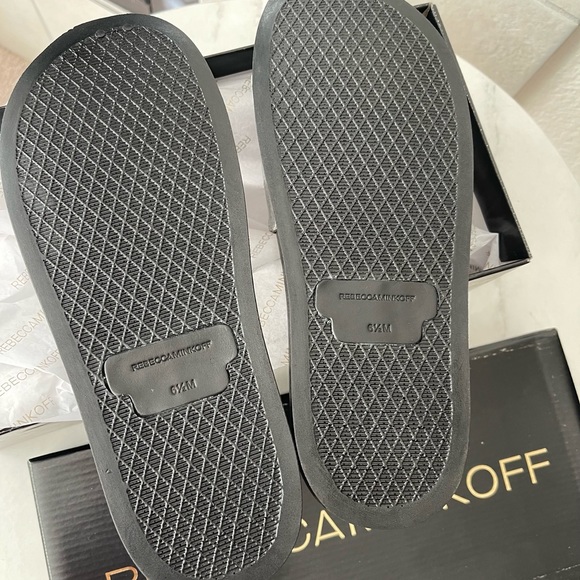 Rebecca Minkoff New Silver Samara Slide size 6.5 - Picture 3 of 3